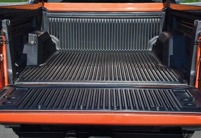 Το μέγιστο ωφέλιμο φορτίο του Ranger είναι 1.309 κιλά και το ρυμουλκούμενο βάρος 3.350 κιλά. Η πόρτα της καρότσας μπορεί να αντέξει μέχρι 220 κιλά.
